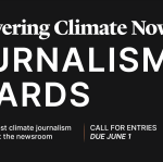 Un premio giornalistico dedicato al cambiamento climatico